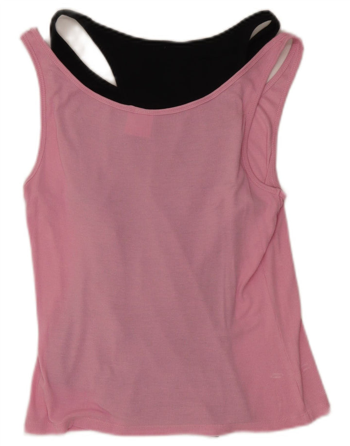 Canotta da donna Arena UK 12 Cotone color block rosa medio
