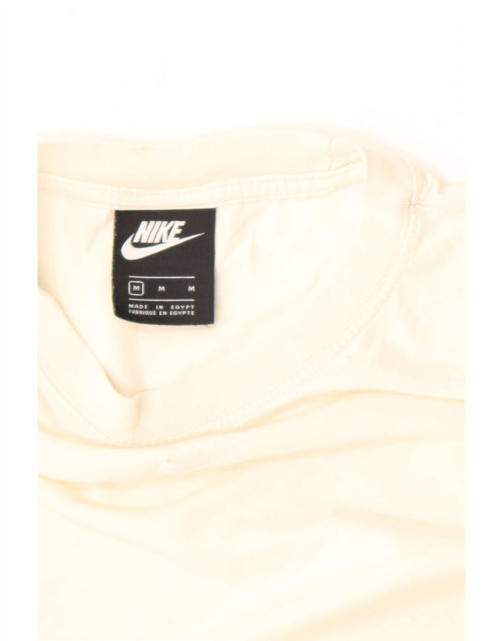 Maglia Nike da uomo a maniche lunghe, colore bianco medio