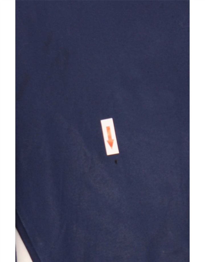 Giacca sportiva da uomo con grafica Asics, giacca grande, colore blu navy