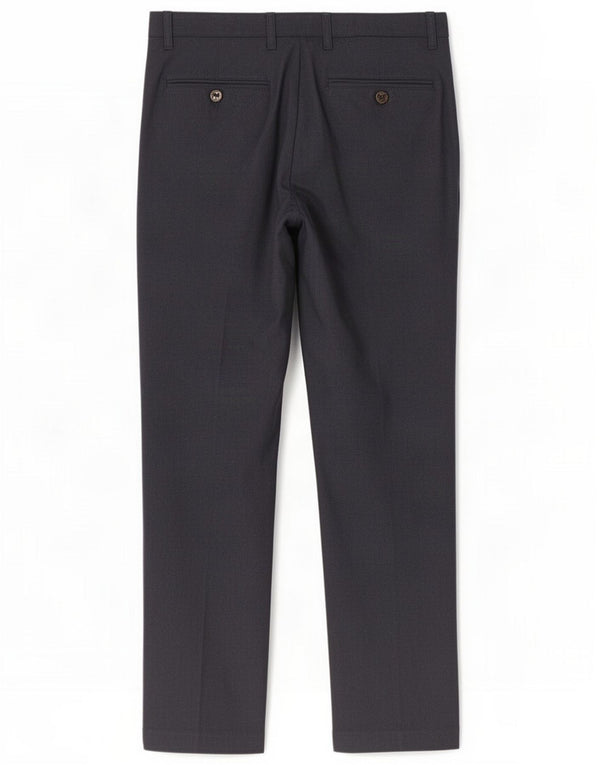 Ted Baker Pantaloni da abito slim da uomo W34 L32 Blu navy Cotone