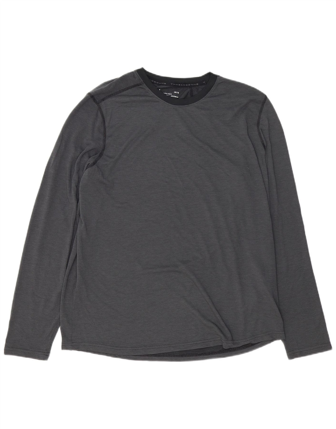 UNDER ARMOUR Maglia termica da uomo a maniche lunghe grande in poliestere grigio