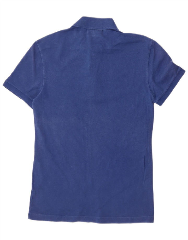 Polo da uomo slim fit Lacoste taglia 2 XS in cotone blu