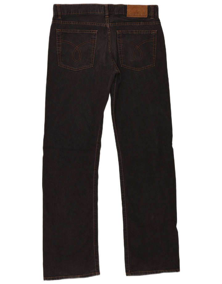 Jeans dritti da uomo Calvin Klein W32 L33 cotone nero