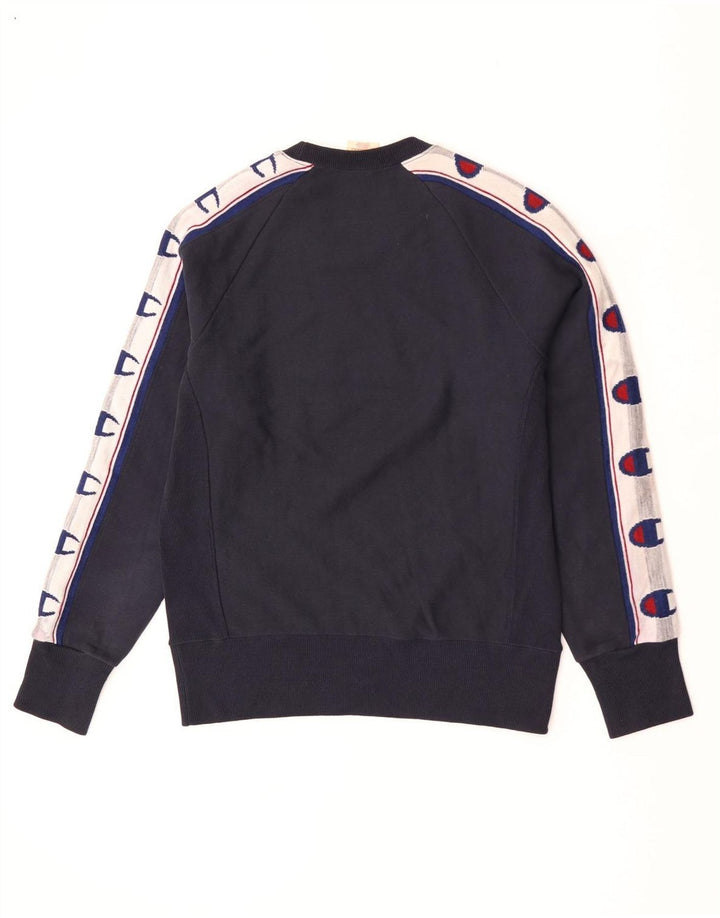 Felpa con grafica Champion Reverse Weave da uomo XS Blu Navy