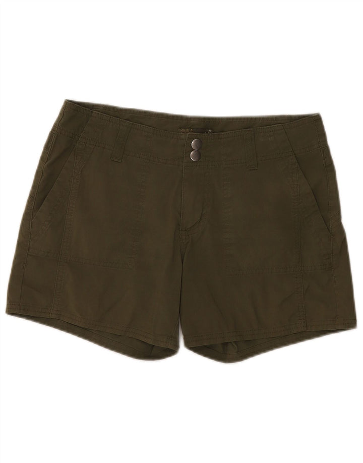 Pantaloncini cargo da donna Prana US 8 Medium W32 cotone kaki