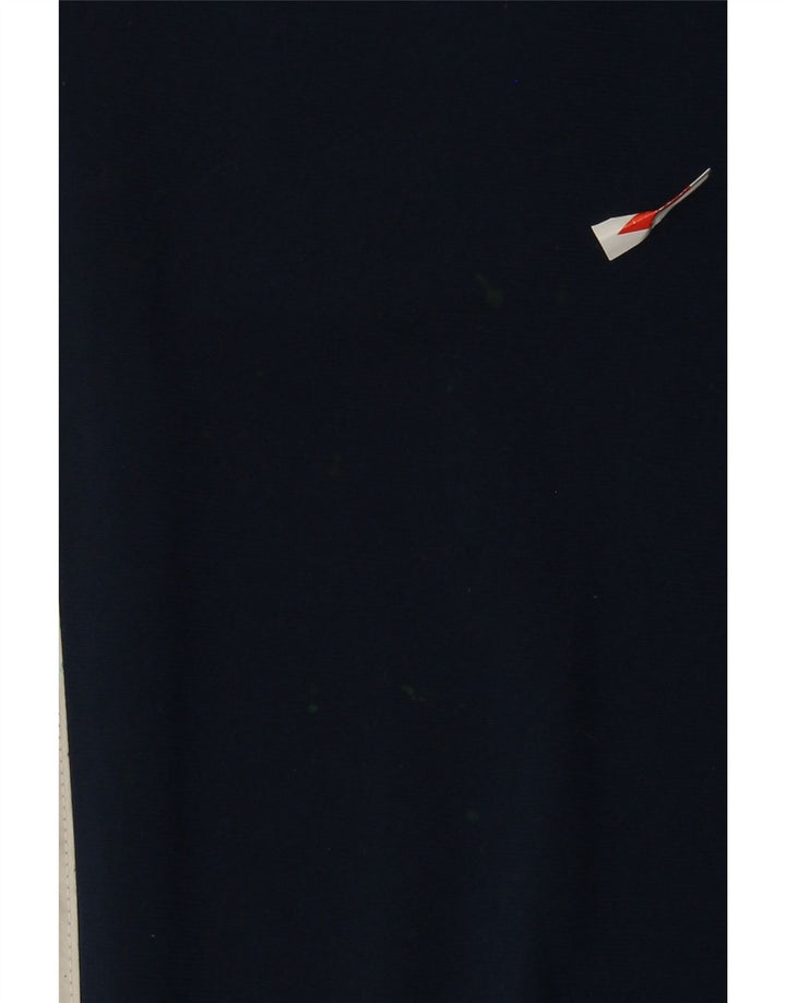 Pantaloni da tuta da uomo Adidas Large in poliestere blu navy
