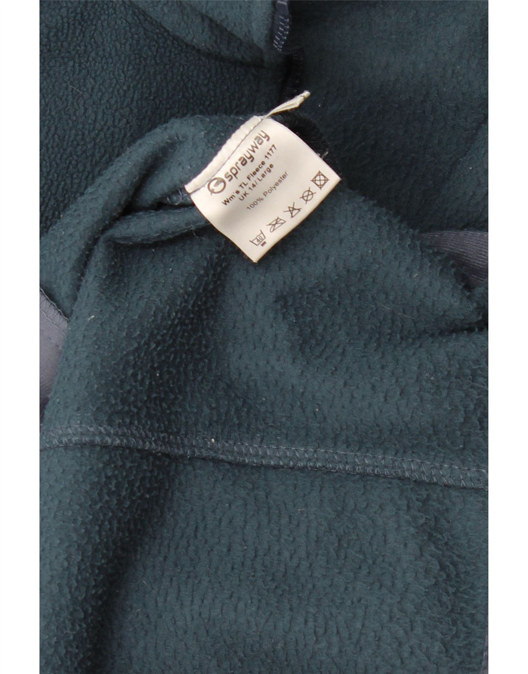Giacca in pile Fodera da donna Sprayway UK 14 Large Verde Poliestere