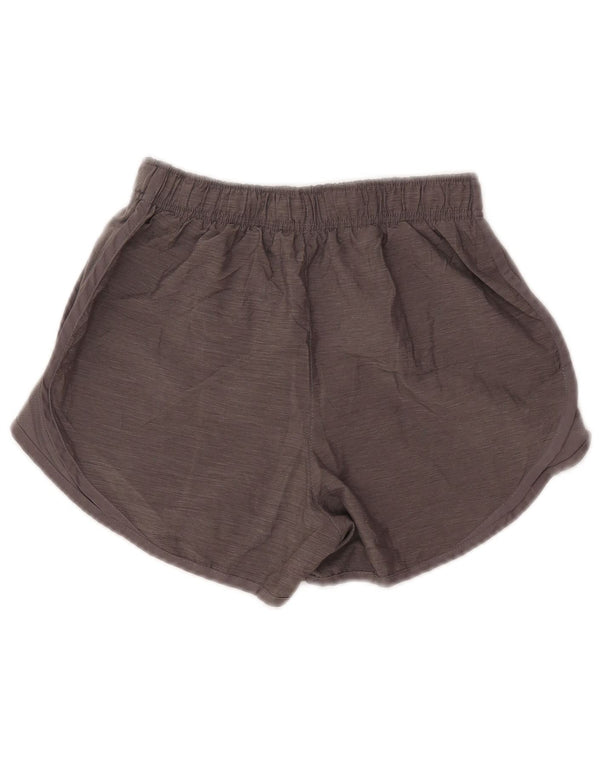 Pantaloncini sportivi Nike da donna Dri Fit UK 4 XS poliestere grigio