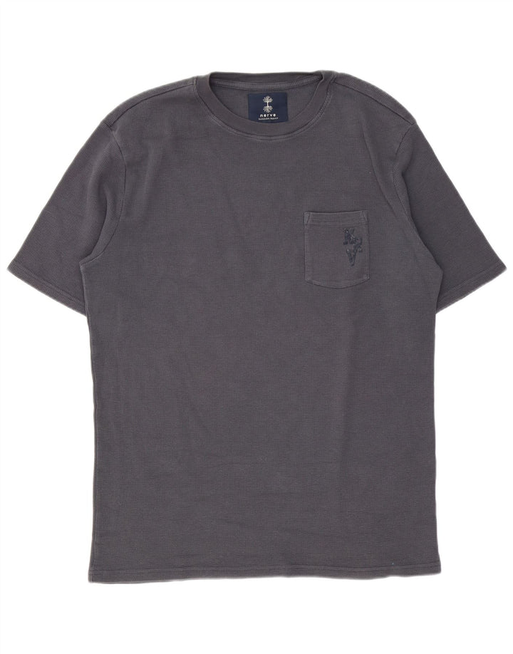 T-shirt grafica da uomo Nerve Top 2XL cotone grigio