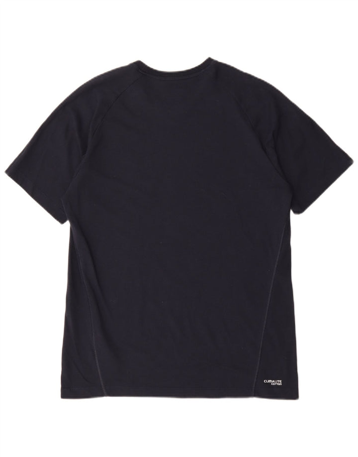 T-shirt Adidas Clima 365 da uomo, media, in cotone blu navy