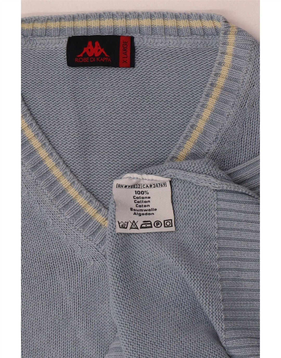 Canotta da uomo Kappa XL in cotone blu