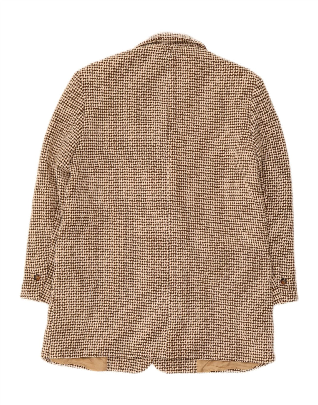 Giacca blazer oversize a 2 bottoni da donna Zara UK 6 XS pied de poule beige