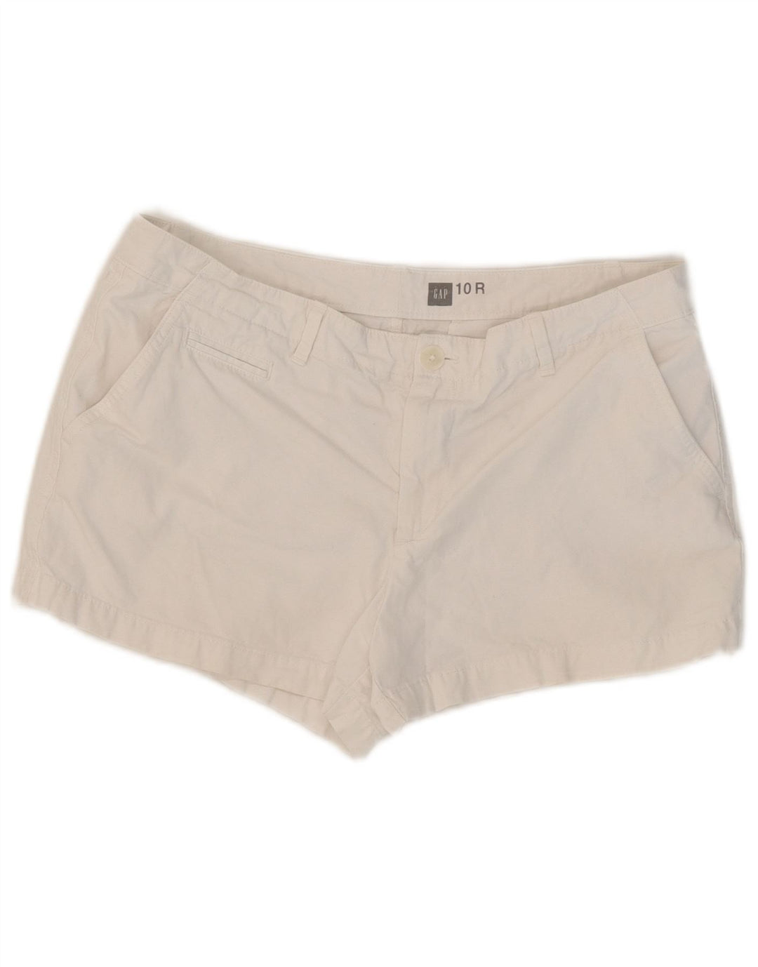 Pantaloni caldi da donna Gap US 10 Large W32 cotone bianco