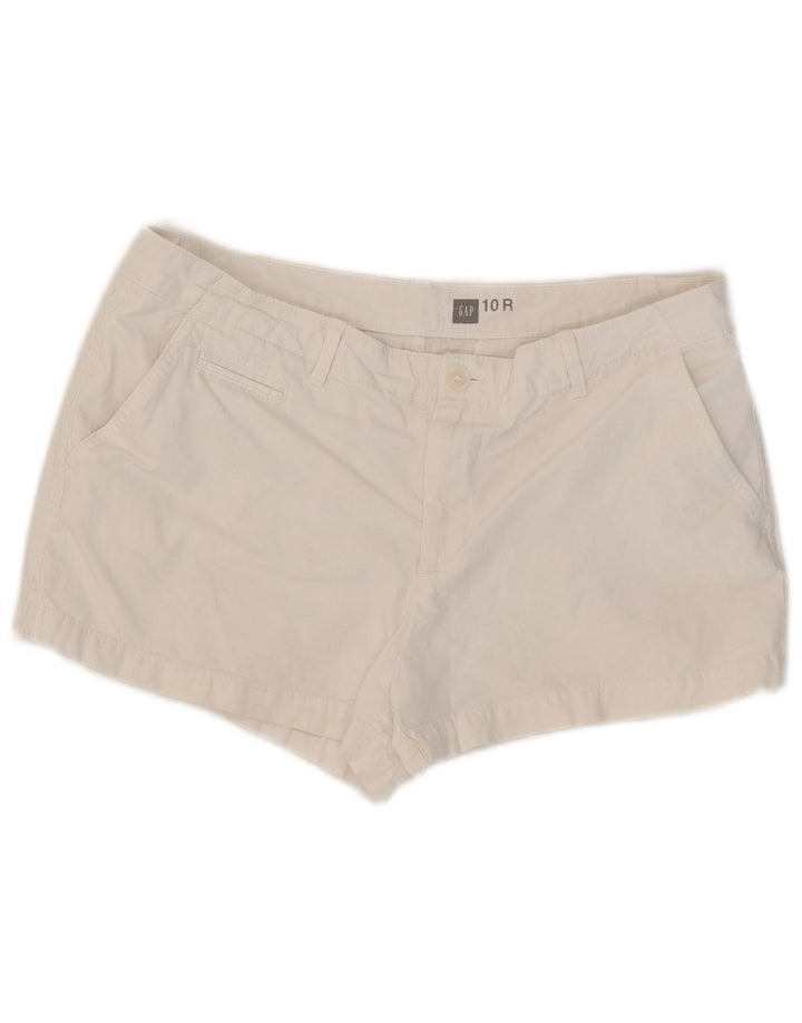 Pantaloni caldi da donna Gap US 10 Large W32 cotone bianco