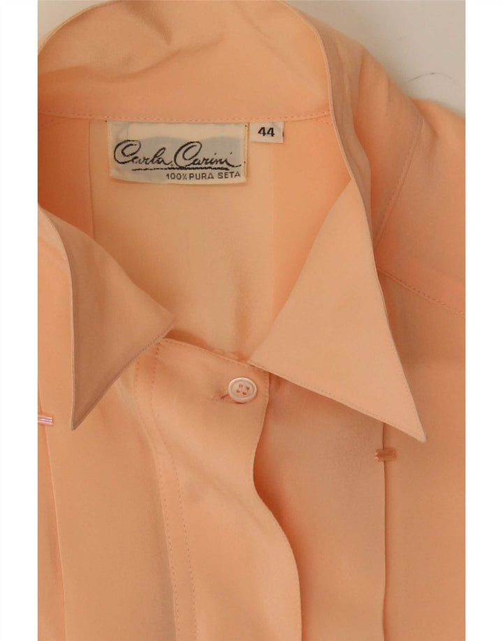 Camicia Donna Carla Carini IT 44 Rosa Medio Seta