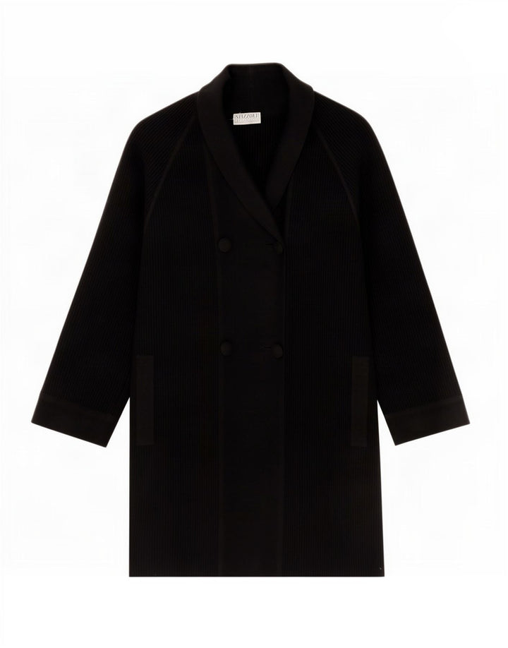 Cappotto doppiopetto da donna STIZZOLI UK 16 grande nero