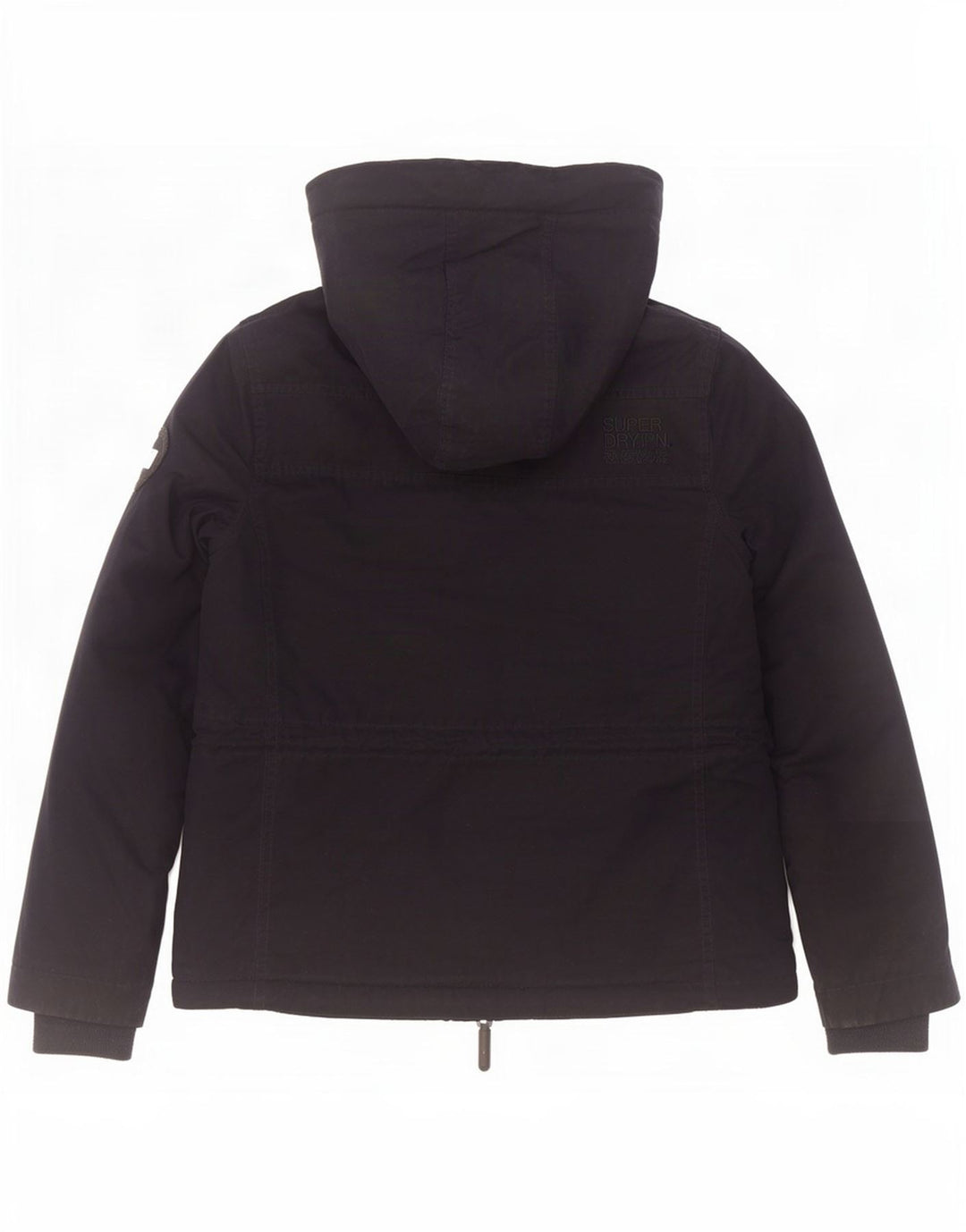 Giacca a vento da donna con cappuccio Windparka Superdry UK 14 medio blu navy