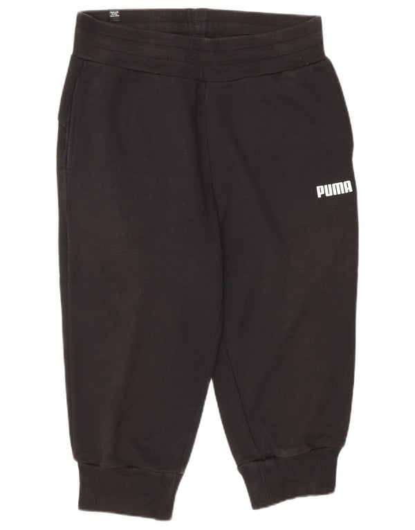 Pantaloni da tuta da donna Puma Capri Joggers UK 10 Small Black Cotton
