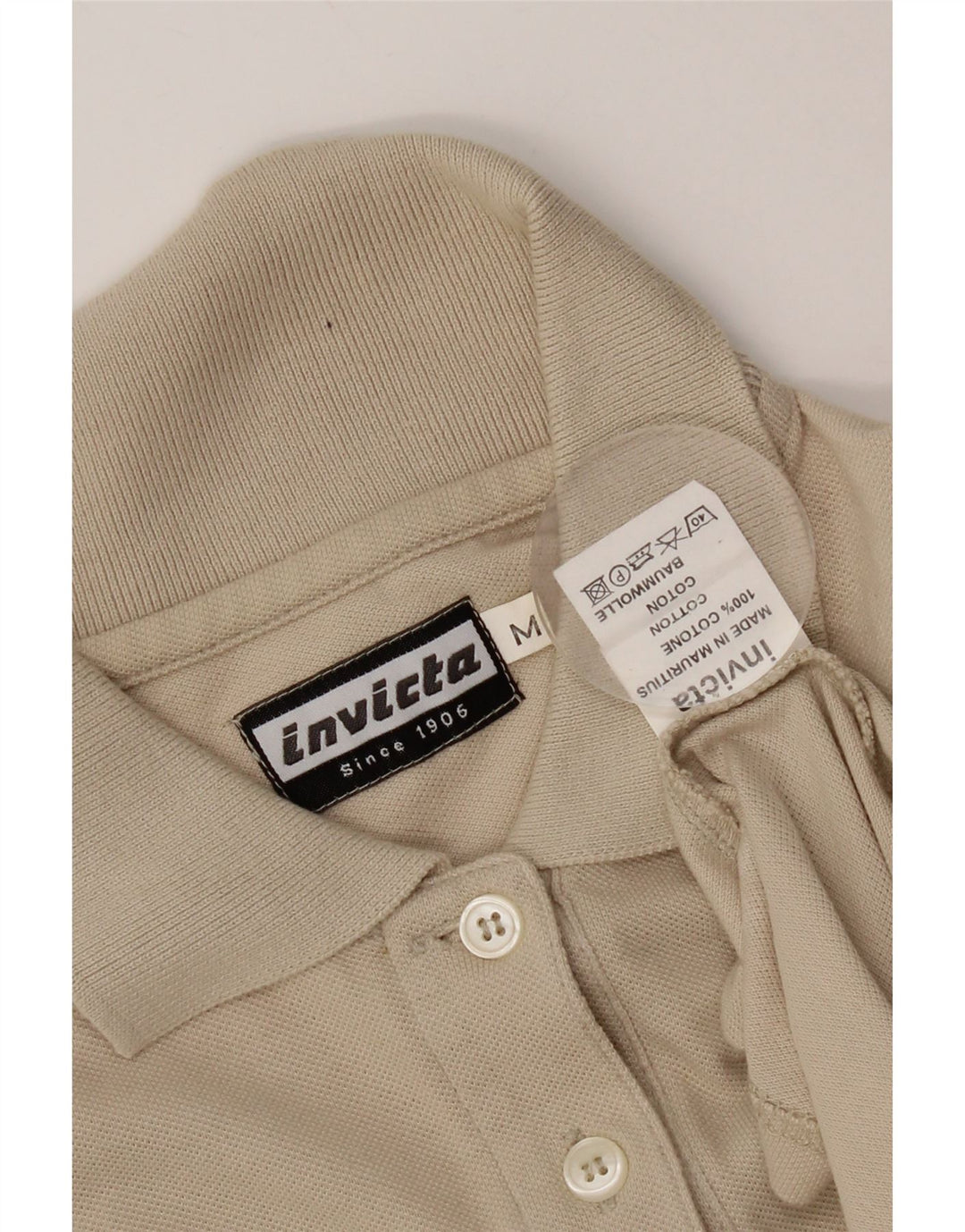 Polo senza maniche da donna Invicta UK 12 Cotone beige medio