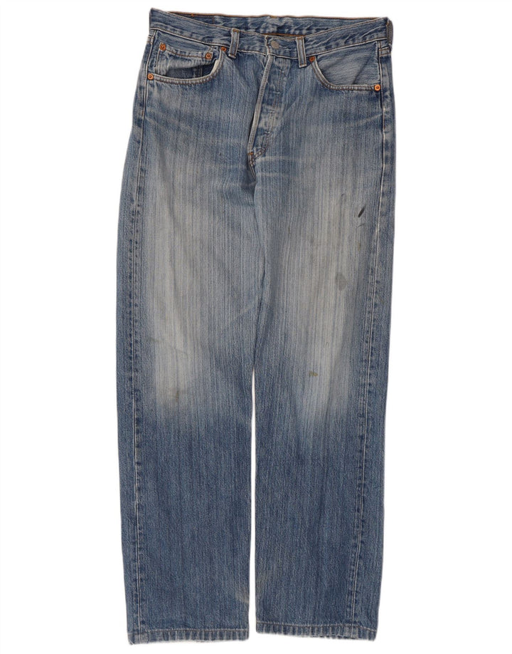 Levi's Uomo 501 Jeans dritti W33 L29 Cotone Blu