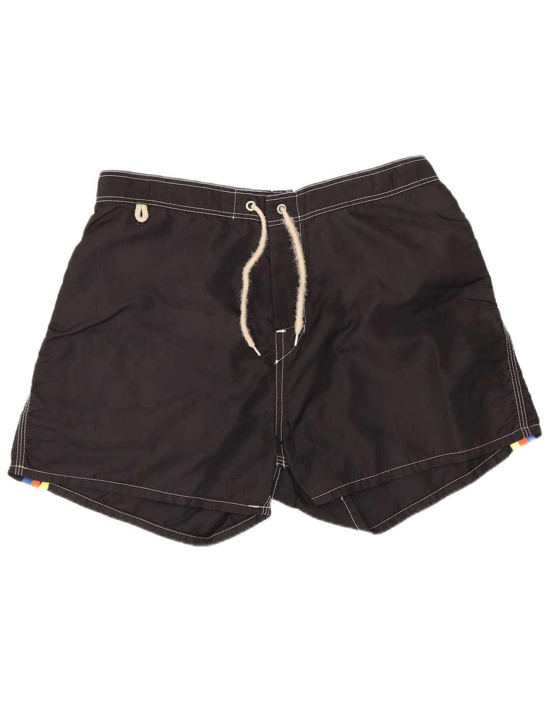 Pantaloncini da bagno da uomo Sundek nylon nero medio