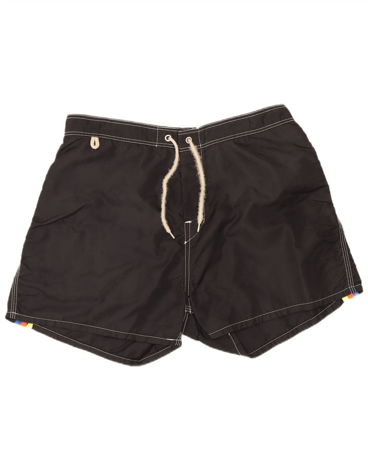 Pantaloncini da bagno da uomo Sundek nylon nero medio