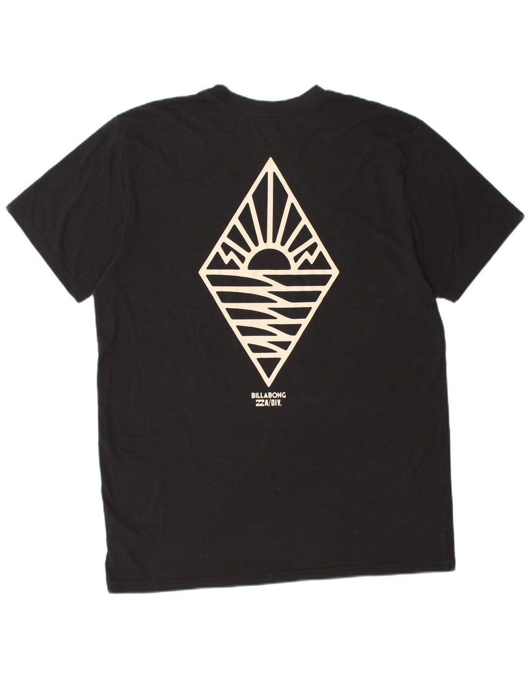 BILLABONG T-shirt grafica da uomo Recycler Top grande in poliestere nero