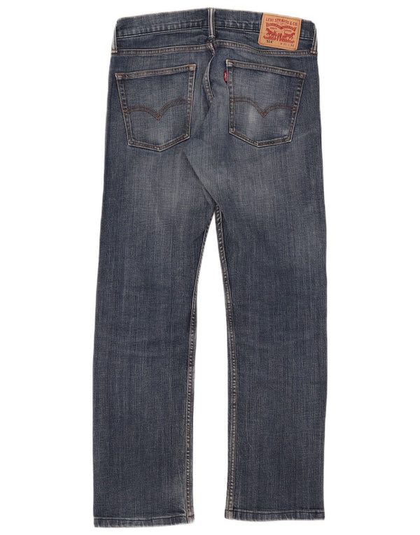 Levi's Uomo 514 Jeans dritti W31 L30 Blu