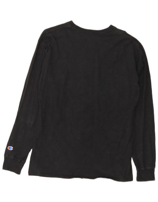 Maglia da uomo a maniche lunghe Champion Large nera
