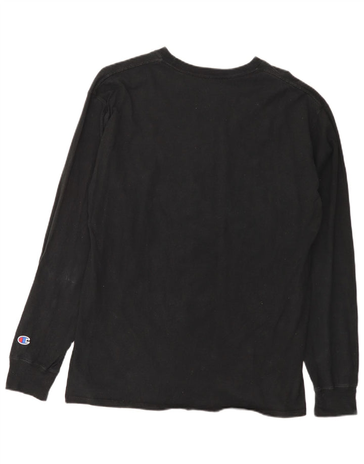 Maglia da uomo a maniche lunghe Champion Large nera