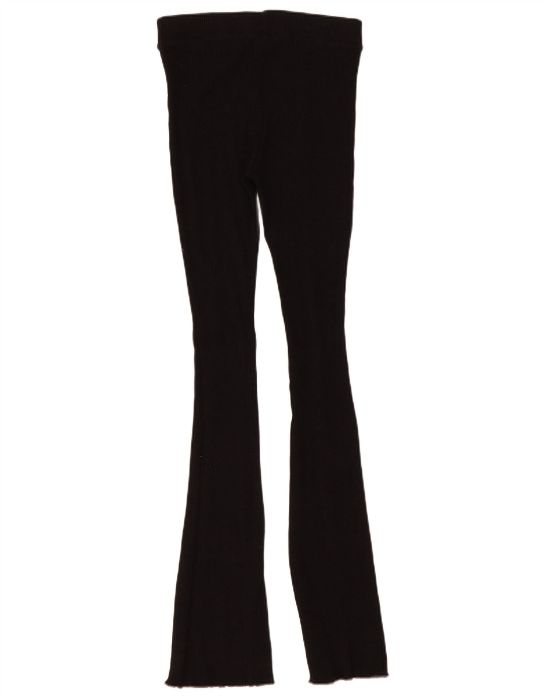 Leggings svasati da donna Zara UK 12 cotone nero medio