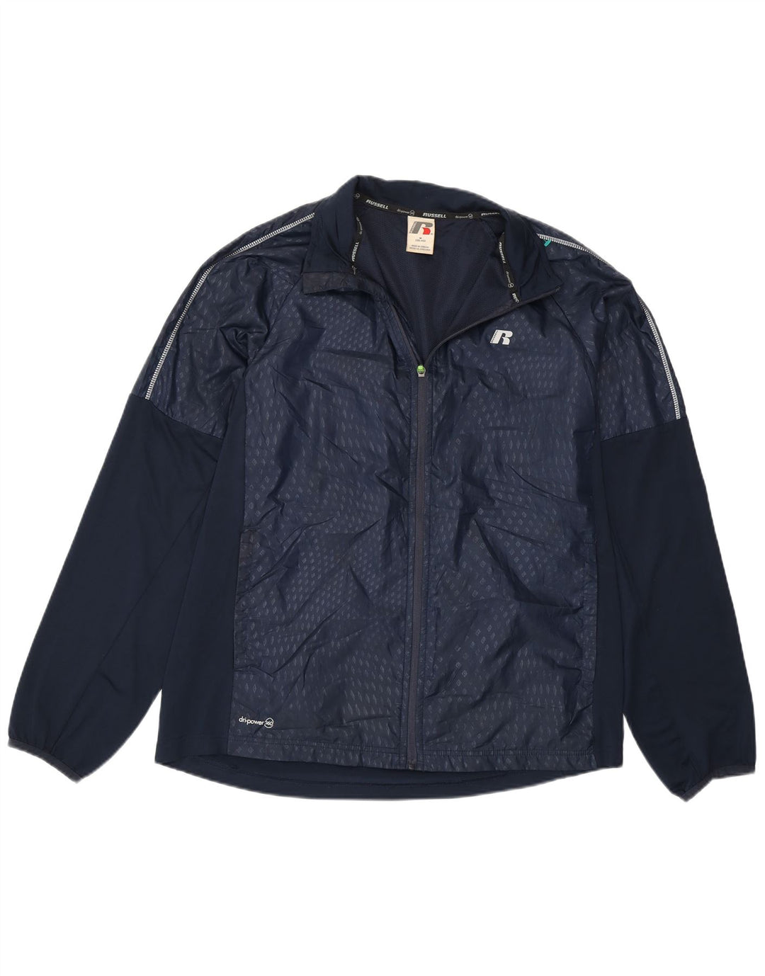 Giacca da tuta da uomo RUSSELL ATHLETIC UK 38/40 Medio Blu navy