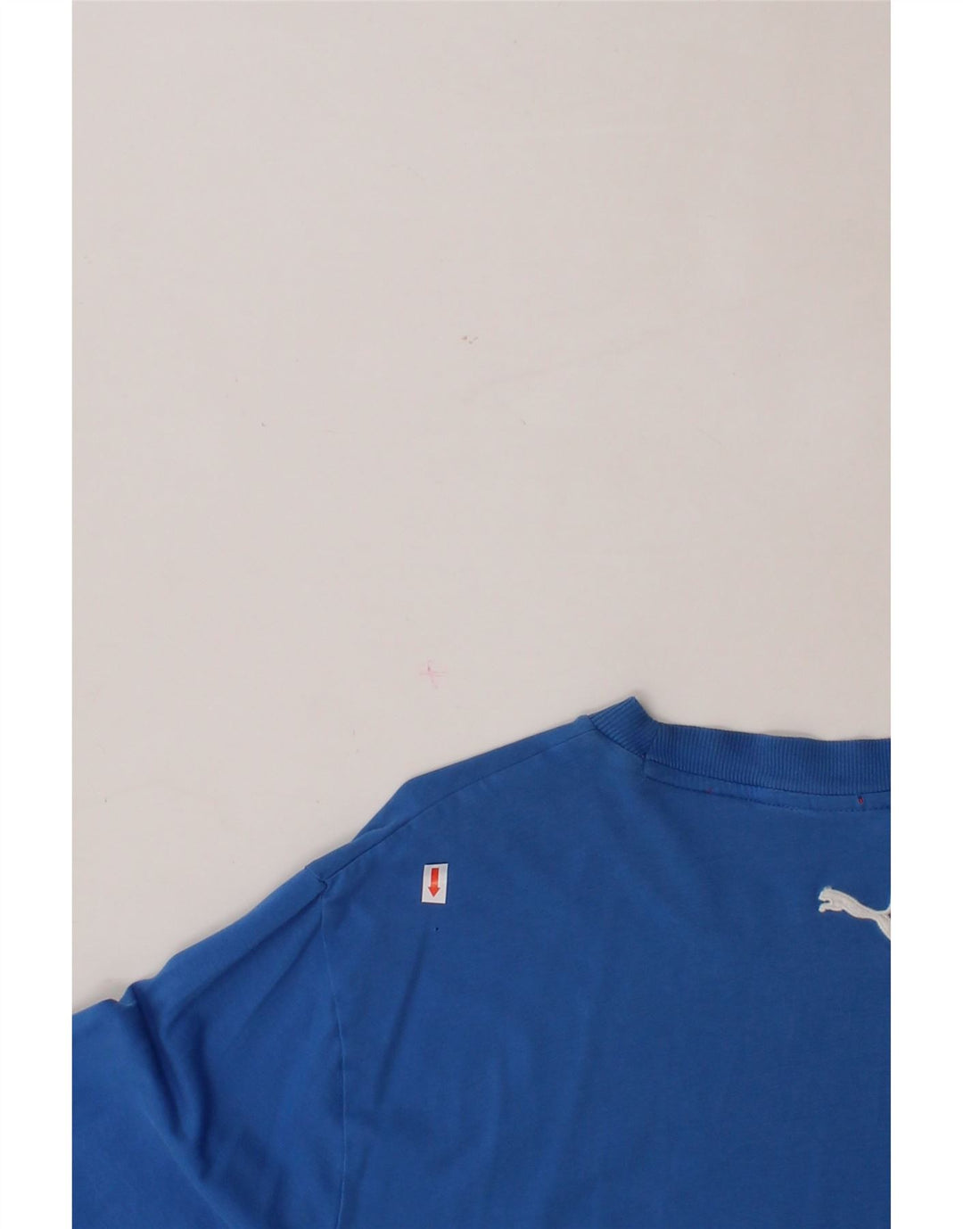 PUMA Mens Graphic T-Shirt Top XL Blue Vintage Puma and Second-Hand Puma from Messina Hembry 