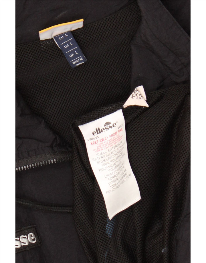 Giacca da tuta da donna ELLESSE UK 16 Large Black Colourblock