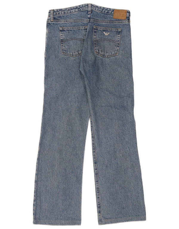 Jeans dritti da donna Armani W28 L28 cotone blu