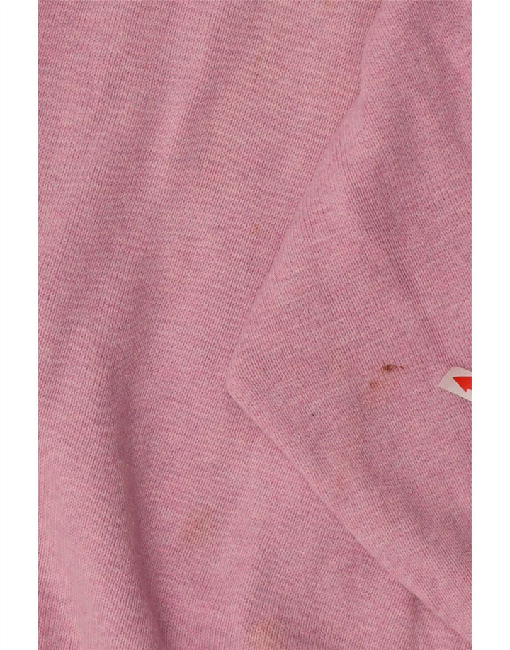 Maglione da uomo con scollo a V Marks & Spencer XL in cotone rosa