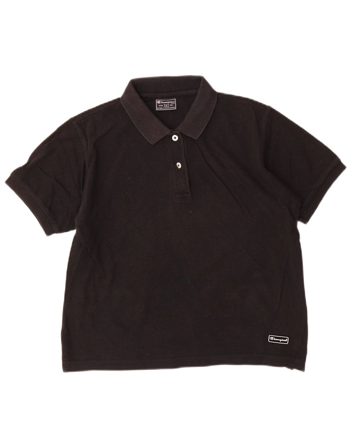 Polo da donna Champion UK 12 cotone nero medio