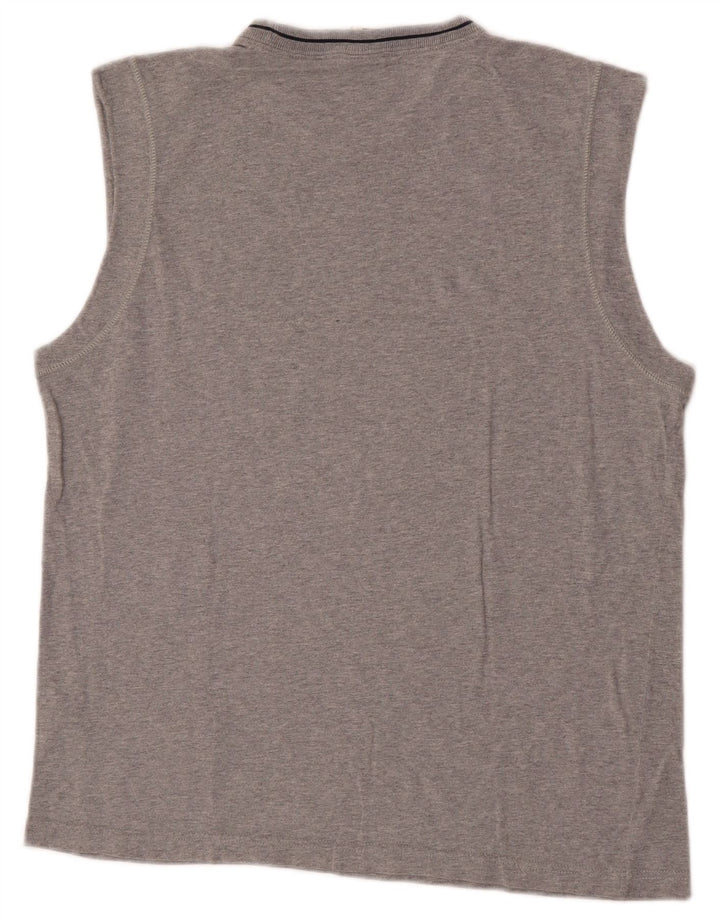 Canotta da uomo CHAMPION XL in cotone chiazzato grigio
