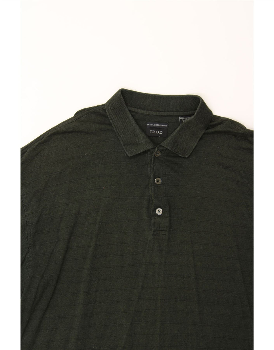 IZOD Mens Polo Shirt Large Green Cotton Vintage Izod and Second-Hand Izod from Messina Hembry 