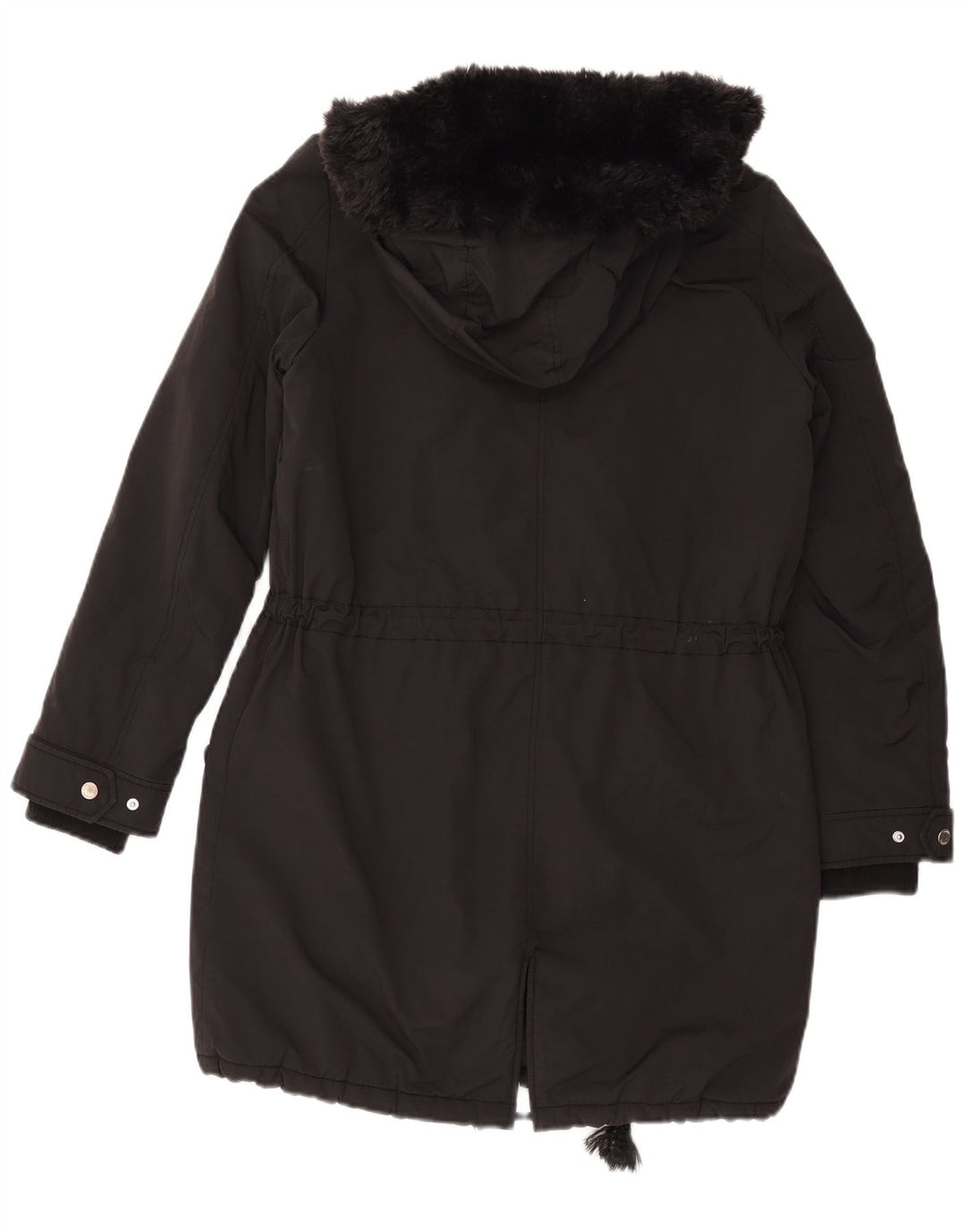 Giacca parka oversize con cappuccio da donna Tommy Hilfiger UK 10 piccola nera