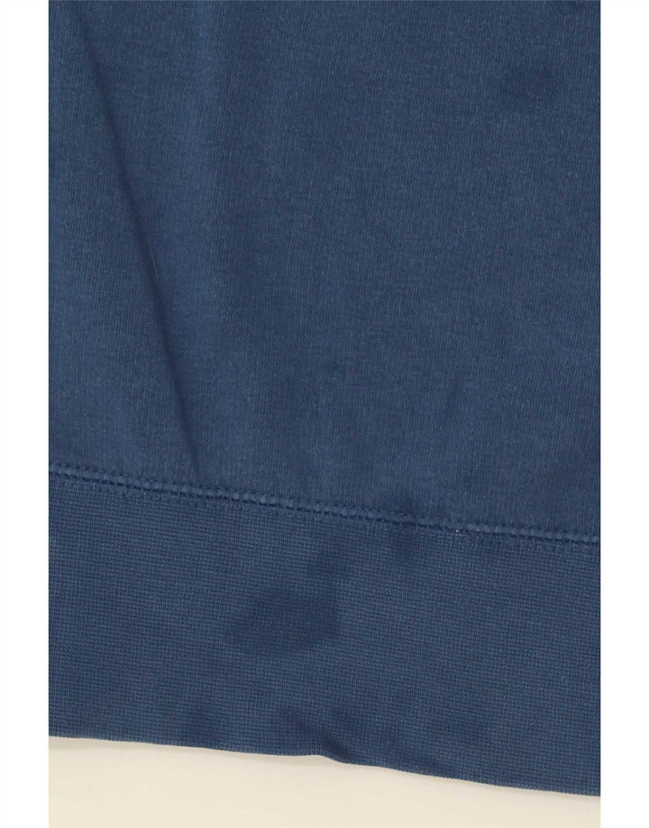 Felpa con grafica Nike da uomo, piccola, in cotone blu
