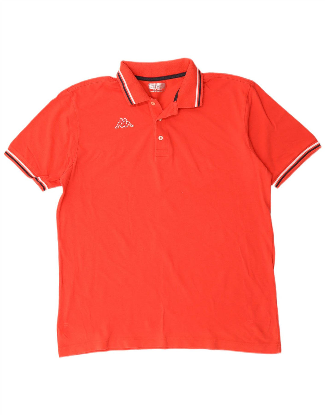 Polo Kappa Uomo XL Rosso Cotone