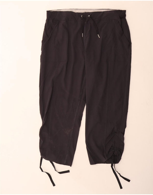 Pantaloni da tuta Capri da donna Calvin Klein UK 18 XL Poliestere grigio