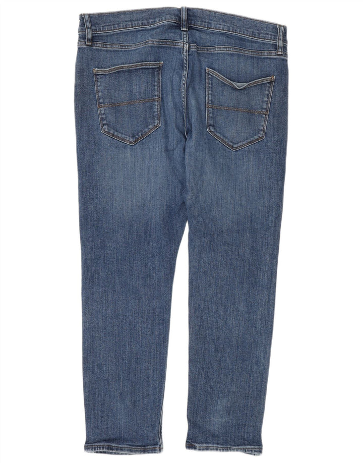 Jeans slim da uomo Marks & Spencer W34 L27 cotone blu