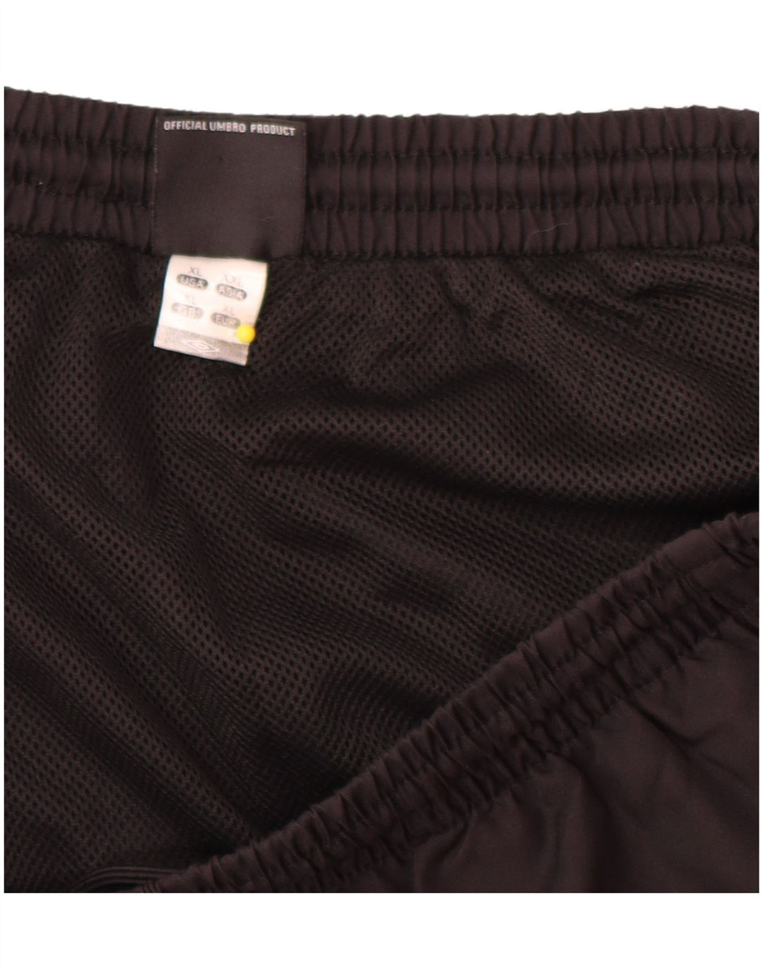 Pantaloncini sportivi da uomo Umbro XL Poliestere geometrico nero