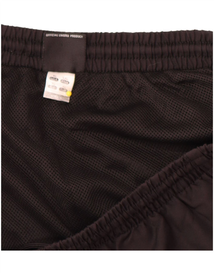 Pantaloncini sportivi da uomo Umbro XL Poliestere geometrico nero