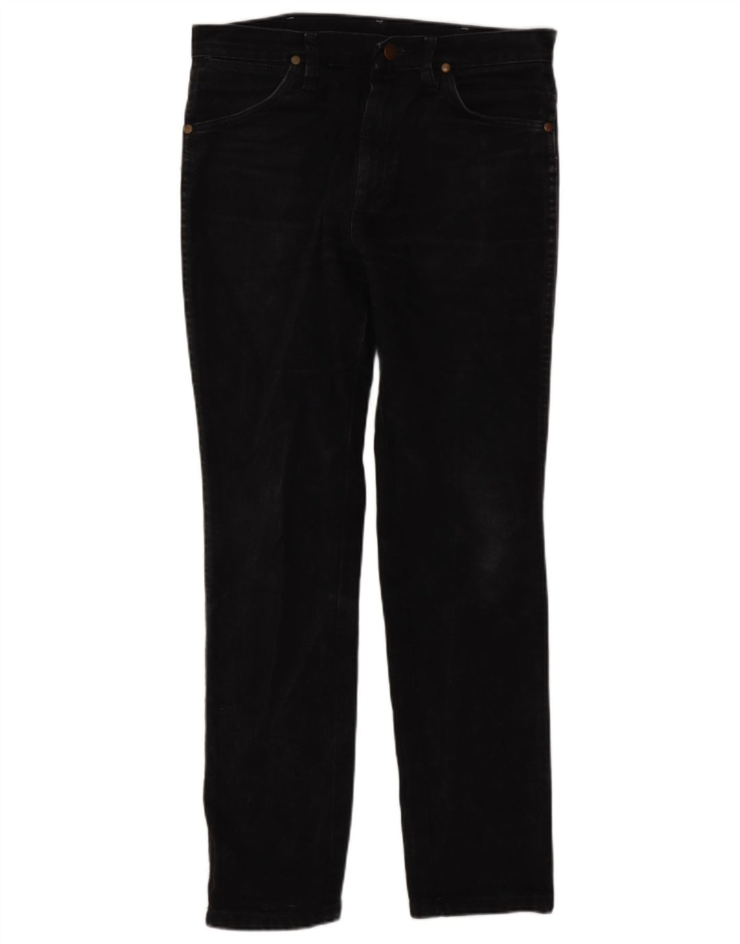 Jeans dritti da uomo Wrangler W29 L30 cotone nero