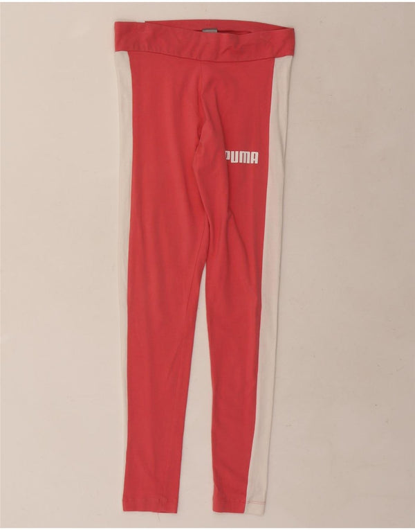 Leggings Puma da donna UK 16 Large rosa color block