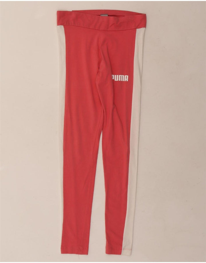 Leggings Puma da donna UK 16 Large rosa color block