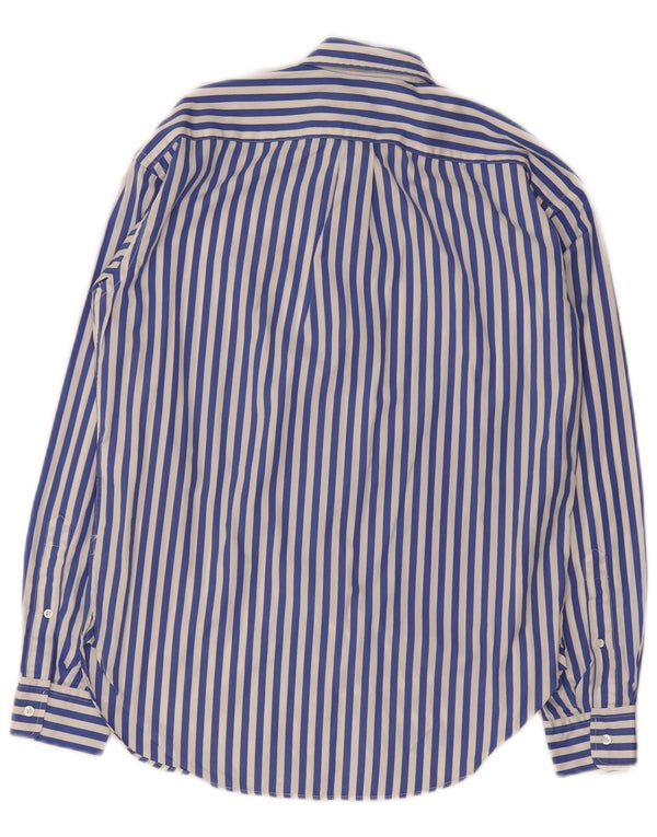 Camicia overshirt da donna Polo Ralph Lauren US 0 XS cotone a righe blu